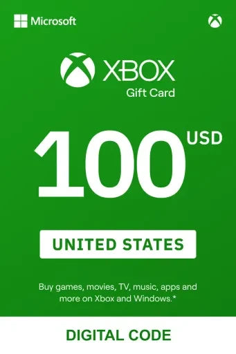 Xbox gift card 100 USD