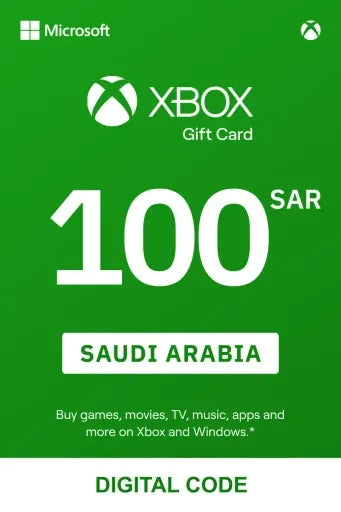 Xbox gift card 100 SAR