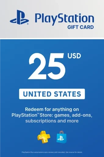 PSN Gift Card 25 USD
