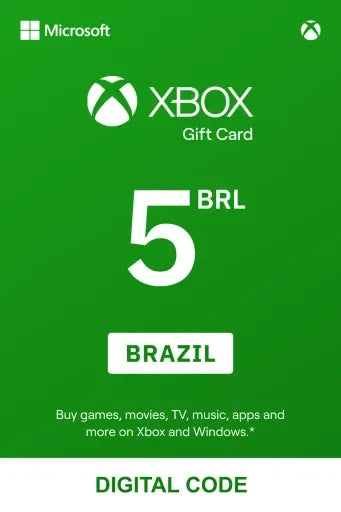 Xbox gift card 5 BRL
