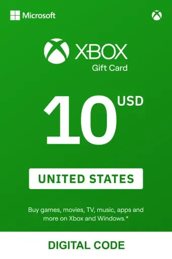 Xbox gift card 10 USD