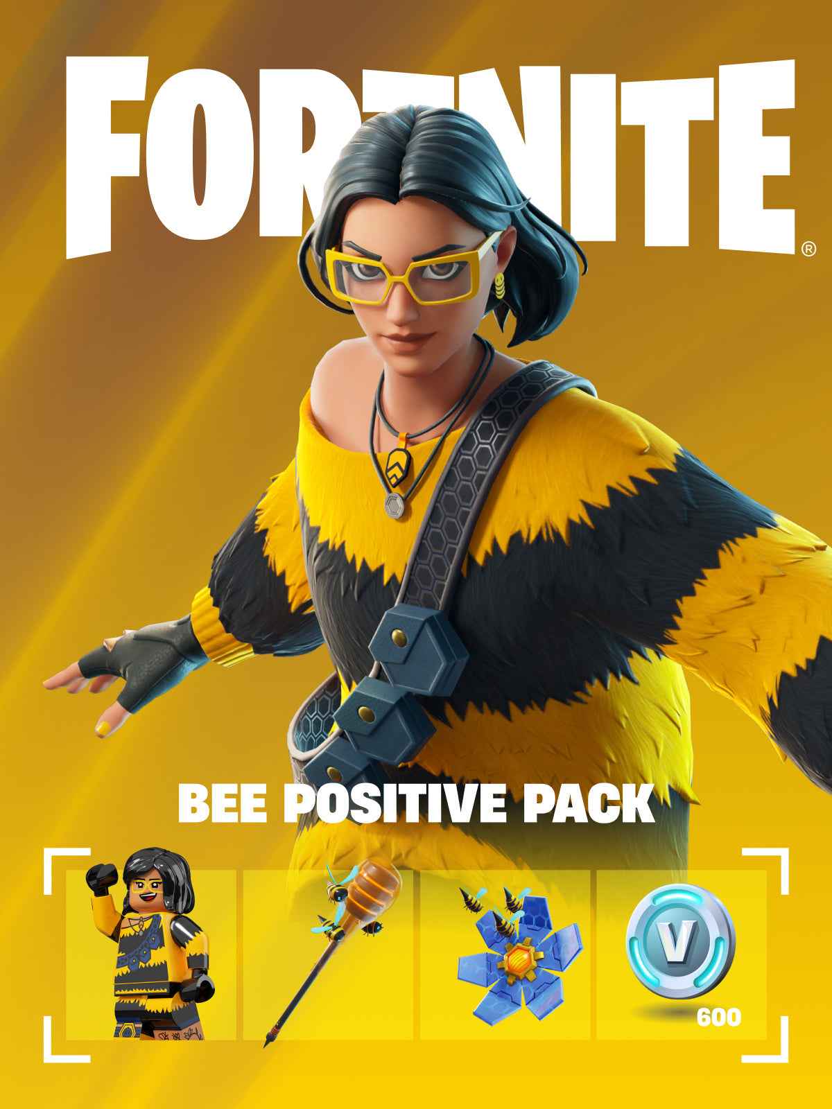 Bee Positive Pack + 600 V-Bucks