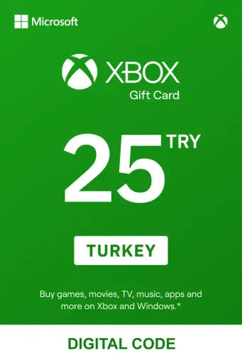 Xbox gift card 25 TRY