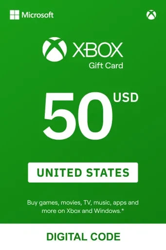 Xbox gift card 50 USD