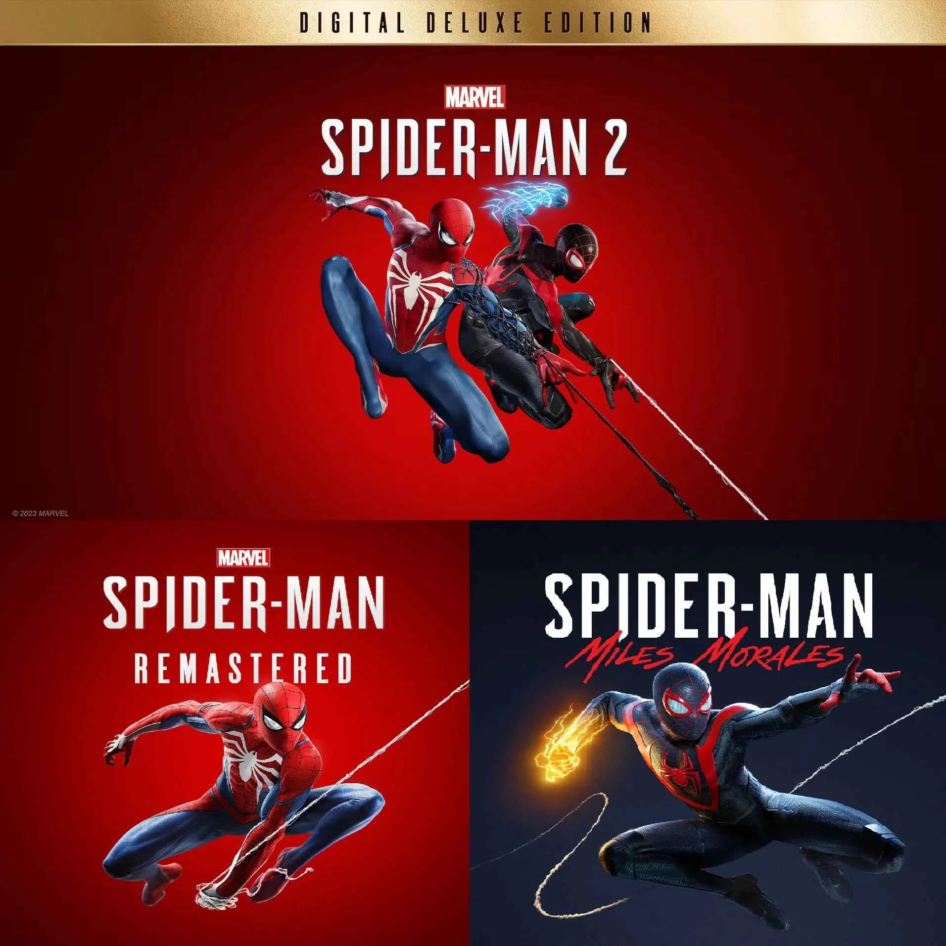 Marvel's Spider-Man 2 Deluxe + Remastered + Miles Steam offline